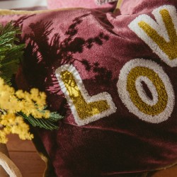 Housse de coussin Love par Olivier Desforges