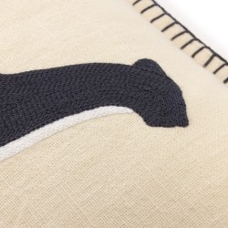 Housse de coussin Faunia écru par Olivier Desforges