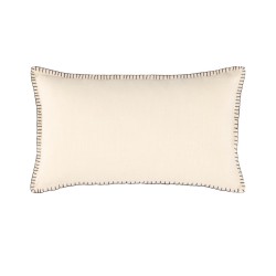 Housse de coussin Faunia écru par Olivier Desforges