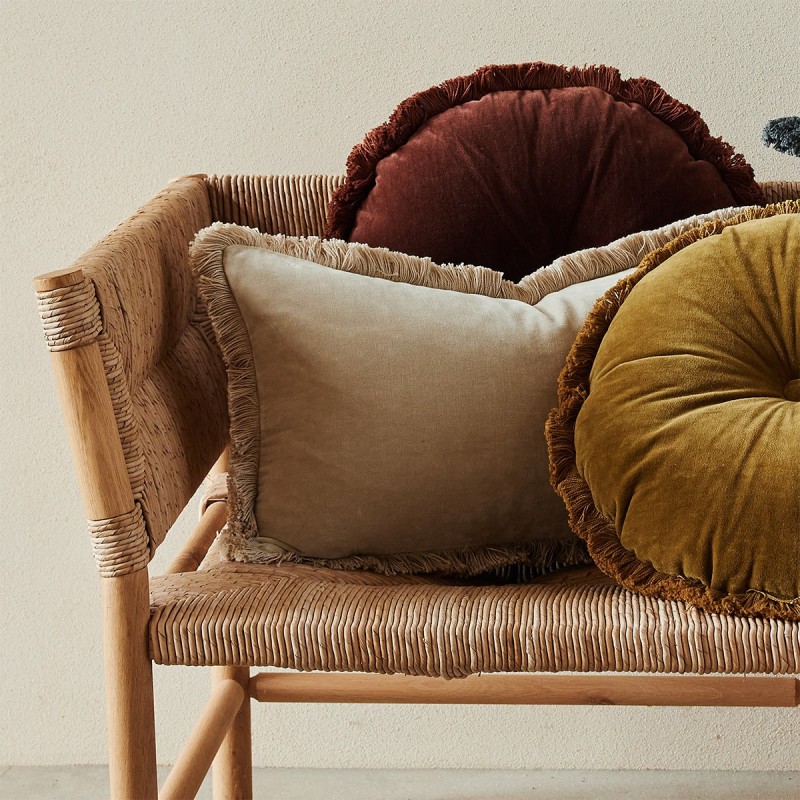 Housse de Coussin Romulus perle par Desforges