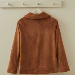 Veste polaire caramel par Sylvie Thiriez