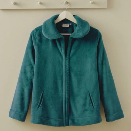 Veste polaire Pétrole par Sylvie Thiriez