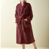Robe de chambre polaire Aubergine par Sylvie Thiriez