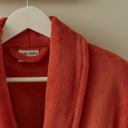 Robe de chambre polaire Orange par Sylvie Thiriez