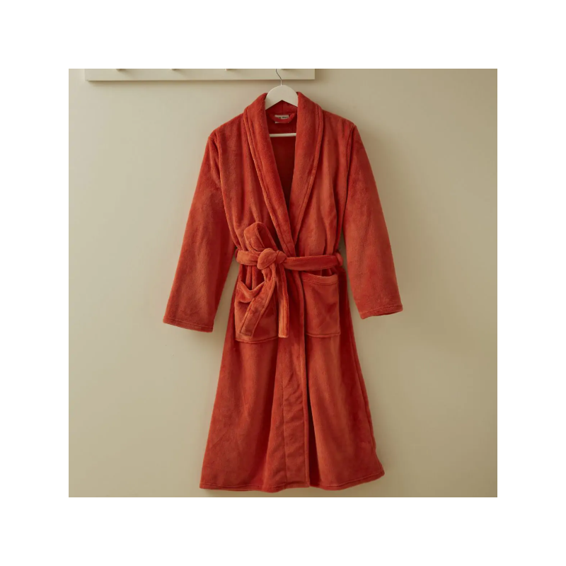 Robe de chambre polaire Orange par Sylvie Thiriez