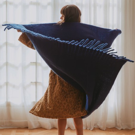 Plaid Tourbillon cosmic par Olivier Desforges