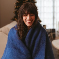 Plaid Tourbillon cosmic par Olivier Desforges