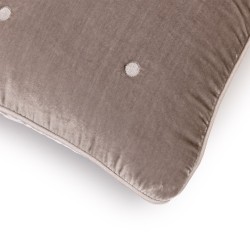 Housse de coussin Cocon platine par Yves Delorme
