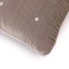 Housse de coussin Cocon platine par Yves Delorme