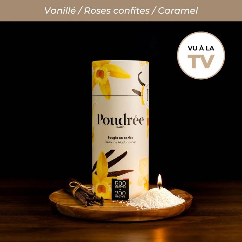 Perle de cire Poudrée trésor de Madagascar par Poudrée Paris