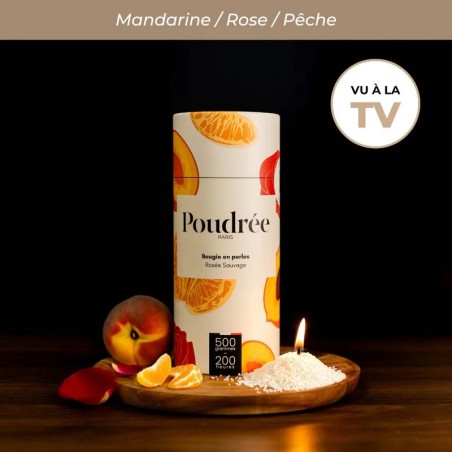 Perle de cire Poudrée Rosée sauvage par Poudrée Paris