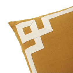 Housse de Coussin achille ambre par Desforges