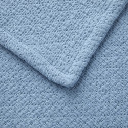 Plaid Canisse azur par Desforges