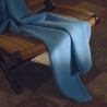 Plaid Canisse azur par Desforges