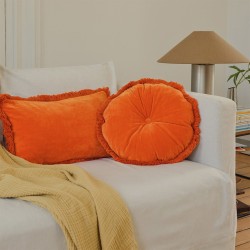 Housse de Coussin Romulus Capucine par Desforges
