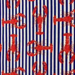 Tissu Enduit Lobster en 160 cm
