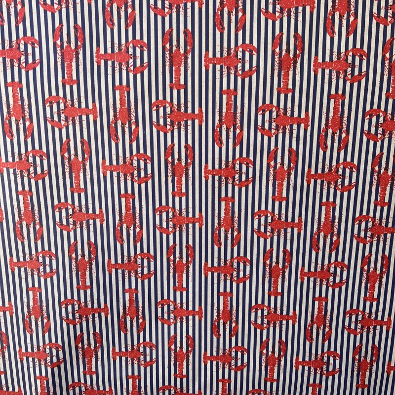 Tissu Enduit Lobster en 160 cm