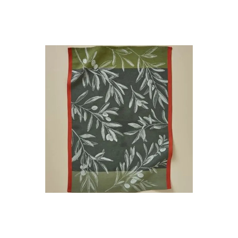 L'oliveraie vert torchon par Sylvie Thiriez