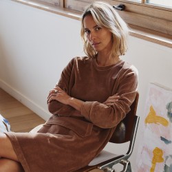 Chemise de nuit Paloma Noisette par Desforges