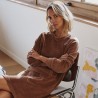 Chemise de nuit Paloma Noisette par Desforges
