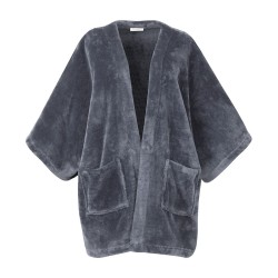 Poncho Chouchou Anthracite par Desforges