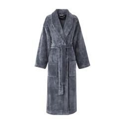 Robe de Chambre longue Chouchou Anthracite par Desforges