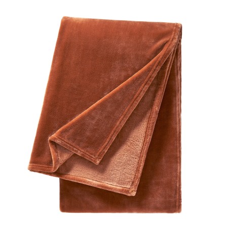 Plaid Castor Chataigne par Desforges