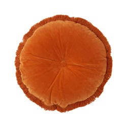 Coussin Romulus Capucine par Desforges