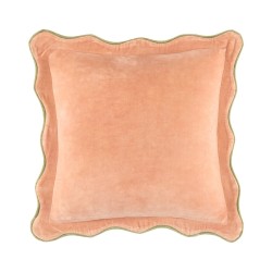 Housse de Coussin Feston Poudre par Desforges