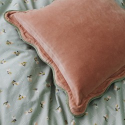 Housse de Coussin Feston Poudre par Desforges