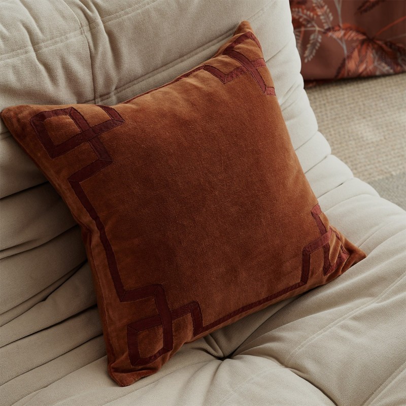 Housse de Coussin Calypso Cuivre par Desforges
